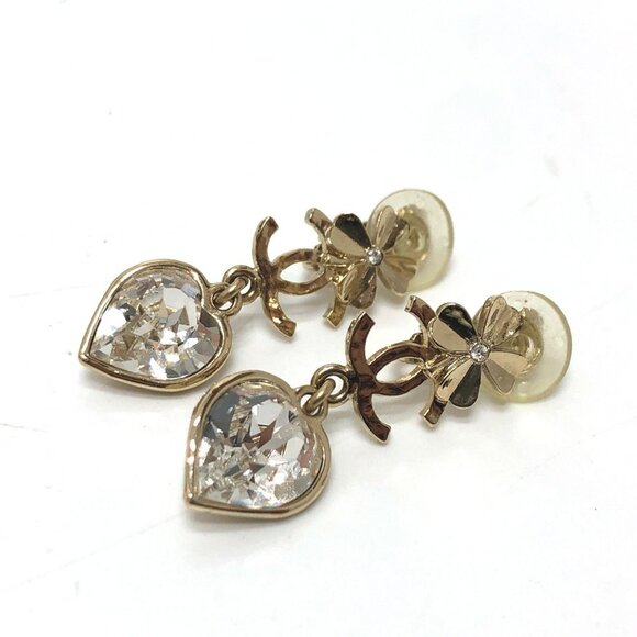 CHANEL Gold Earrings - Picture 1 of 8
